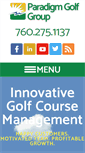 Mobile Screenshot of paradigmgolfgroup.com